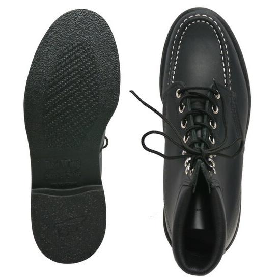 REDWING レッドウィング クラシックワークブーツ 6" MOC TOE "SUPER SOLE" スーパーソール ブラック BLACK "CHROME" Style No.8133｜earthmarket1｜11