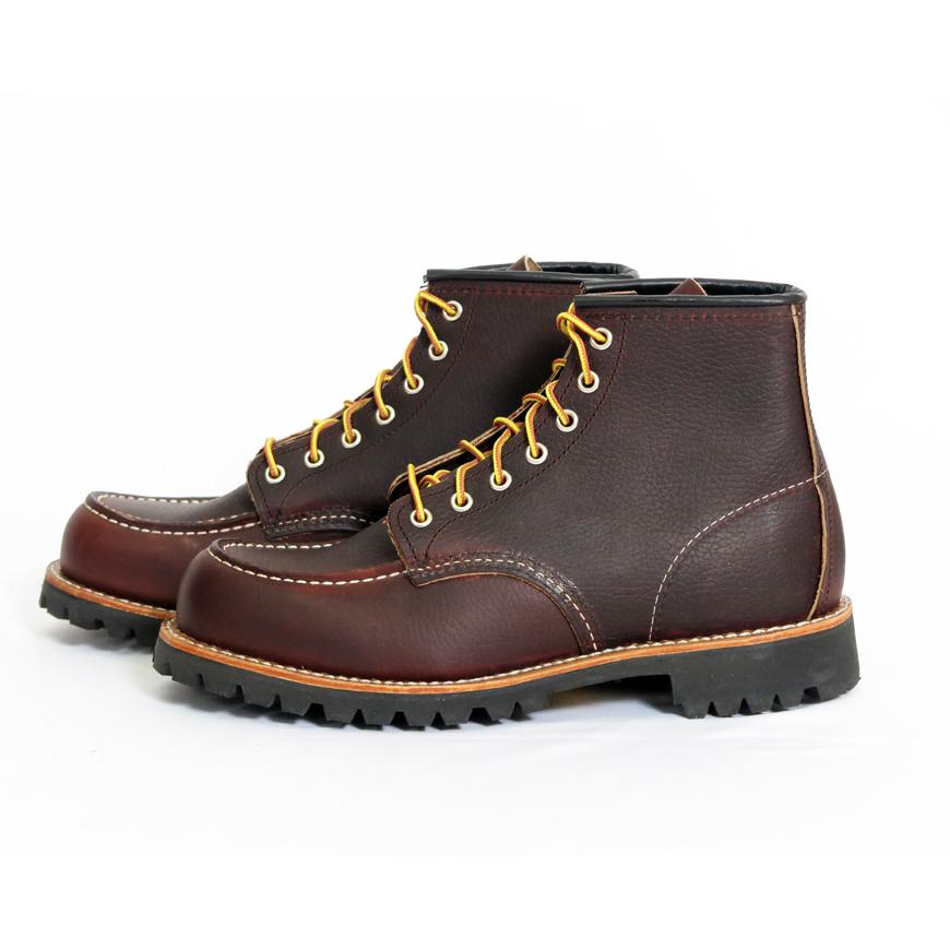 REDWING レッドウィング 6"  モックトゥ ワークブーツ ROUGHNECK ラフネック ブライアー「オイルスリック」 Style No.8146｜earthmarket1｜11