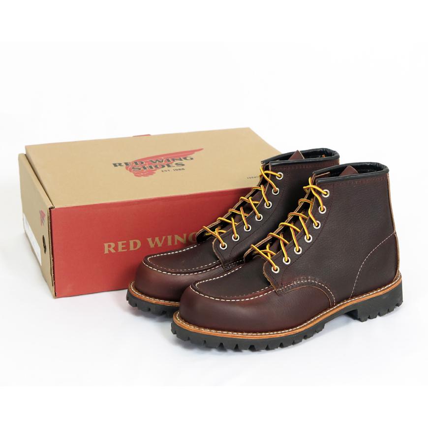 REDWING レッドウィング 6"  モックトゥ ワークブーツ ROUGHNECK ラフネック ブライアー「オイルスリック」 Style No.8146｜earthmarket1｜14