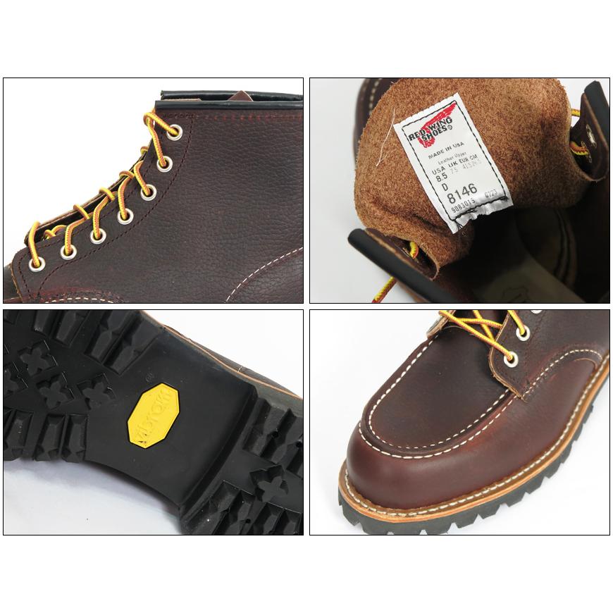 REDWING レッドウィング 6"  モックトゥ ワークブーツ ROUGHNECK ラフネック ブライアー「オイルスリック」 Style No.8146｜earthmarket1｜15