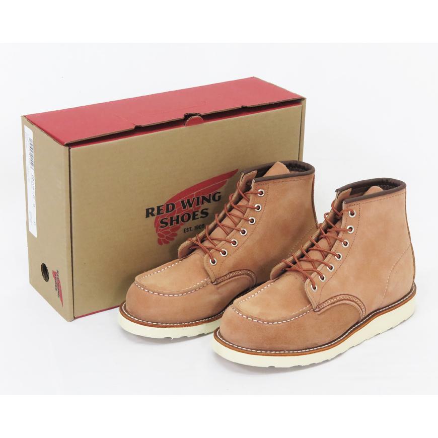 レッドウィング REDWING 6" クラシックモックトゥ ワークブーツ ダスティローズ・アビレーン・ラフアウト 6" Classic Moc Style No.8208 2024年春夏新作】｜earthmarket1｜07