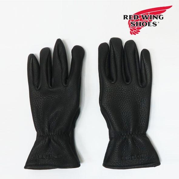 RED WING SHOES（レッドウィング） REDWING グローブ 手袋 ブラック 鹿