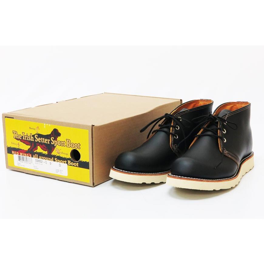 RED WING レッドウィング　 ブラックレザー チャッカブーツ REDWING (レッドウィング) 3148 Work Chukka ワークチャッカブーツ