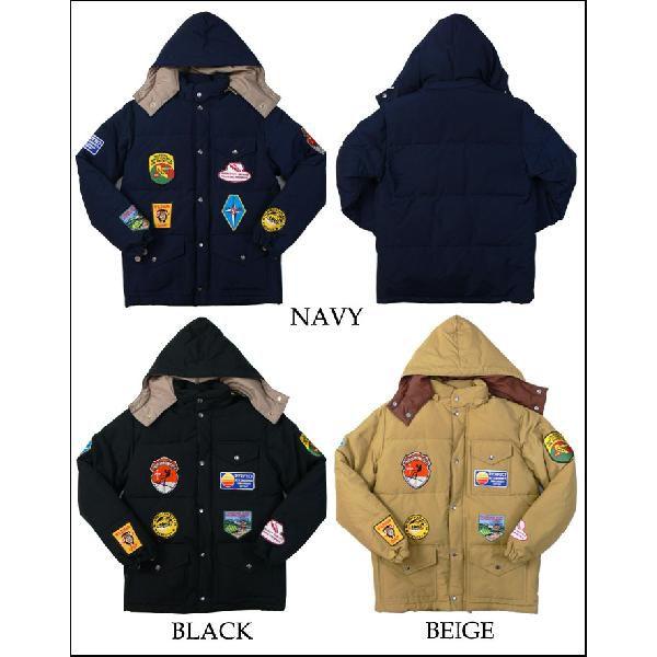 SUGAR CANE シュガーケーン フーデッドダウンジャケット : EARTH