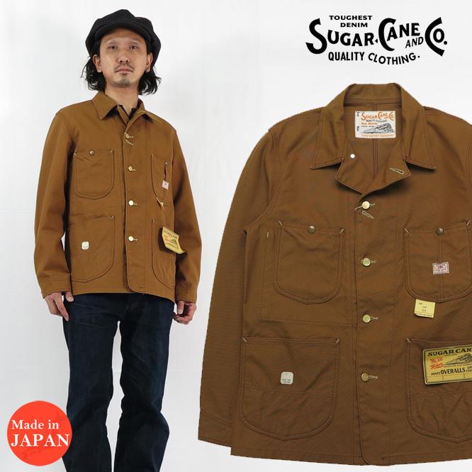 SUGAR CANE シュガーケーン 13oz ブラウンダック ワークコート SUGAR CANE シュガーケーン 13oz ブラウンダック ワークコート