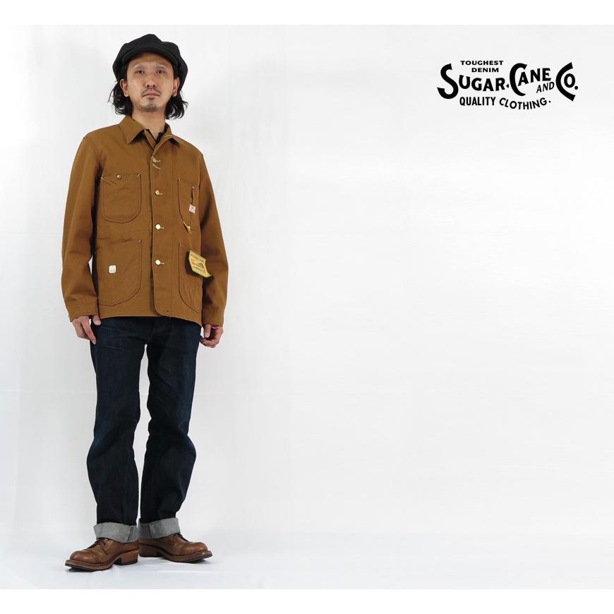 SUGAR CANE シュガーケーン 13oz ブラウンダック ワークコート SUGAR CANE シュガーケーン 13oz ブラウンダック ワークコート