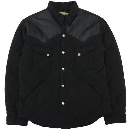 SUGAR CANE シュガーケーン レザーヨーク ウエスタン 中綿 シャツ