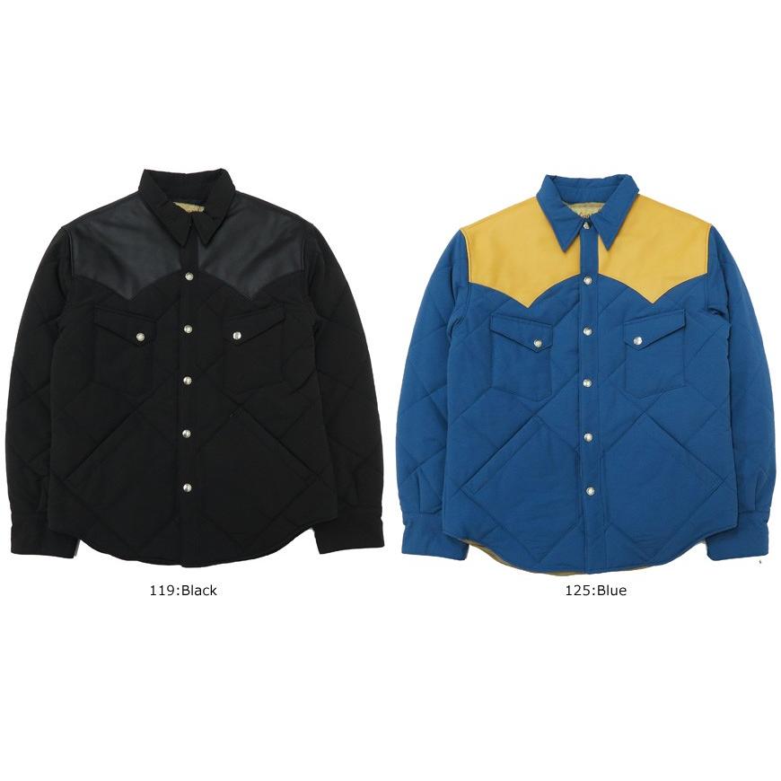 SUGAR CANE シュガーケーン レザーヨーク ウエスタン 中綿 シャツ