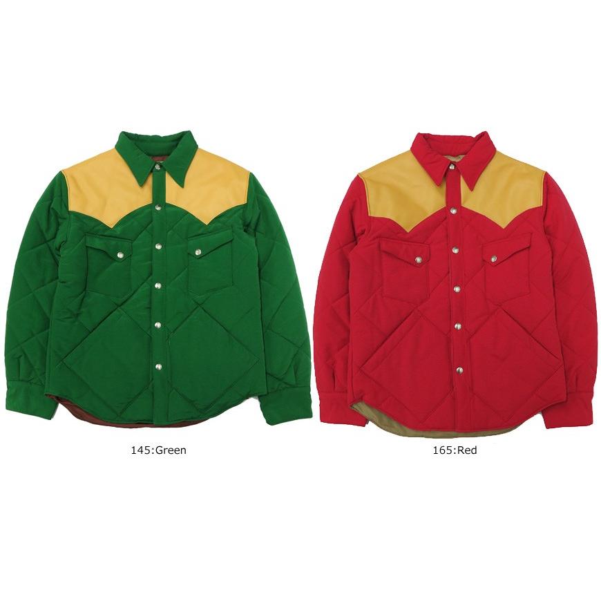 SUGAR CANE シュガーケーン レザーヨーク ウエスタン 中綿 シャツ