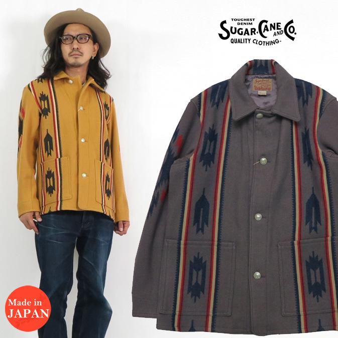 SUGAR CANE シュガーケーン ネイティブアメリカン柄 ウール SUGAR CANE シュガーケーン ネイティブアメリカン柄 ウール