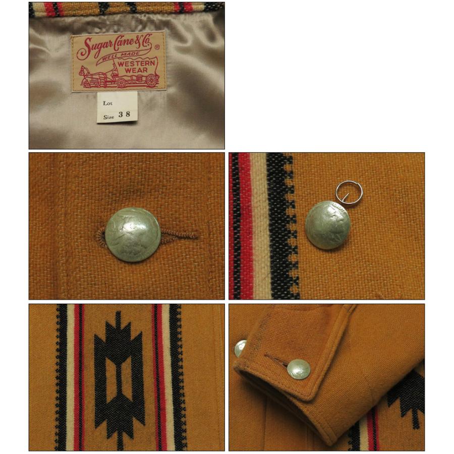 SUGAR CANE シュガーケーン ネイティブアメリカン柄 ウール