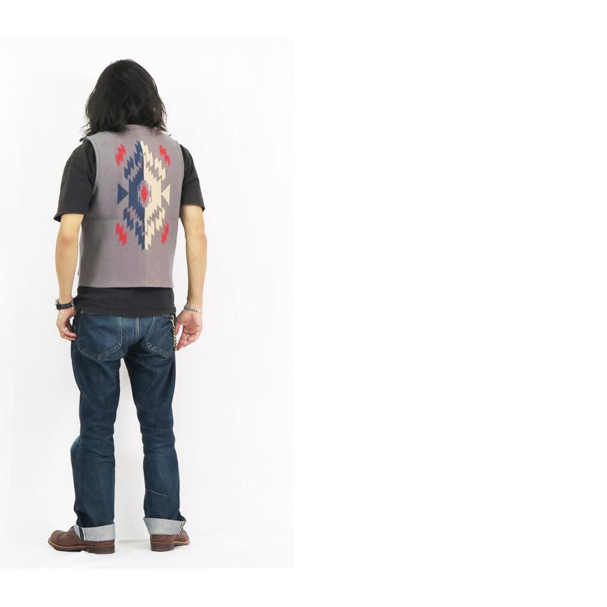 SUGAR CANE シュガーケーン ネイティブアメリカン柄 ウール