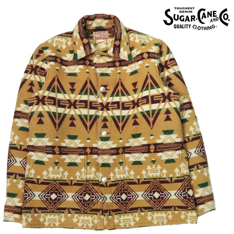 SUGAR CANE シュガーケーン ワークジャケット インディアン 36 美品 SUGAR CANE シュガーケーン ワークジャケット インディアン 36 美品
