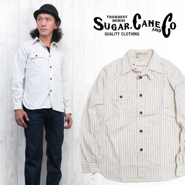 シュガーケーン　ワークジャケット　シャツ　ダック地　プルオーバー SUGAR CANE シュガーケーン 13オンス ブラウンダック WORK