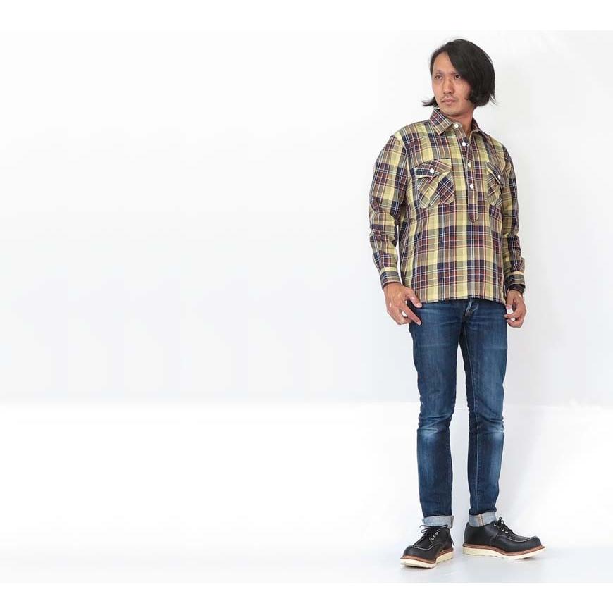 SUGAR CANE シュガーケーン フランネル チェック プルオーバー ワーク