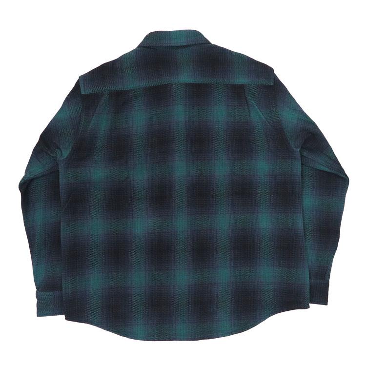 シュガーケーン SUGARCANE 長袖 チェック ワークシャツ OMBRE PLAID HEAVY FLANNEL WORK SHIRT SC29176｜earthmarket1｜05