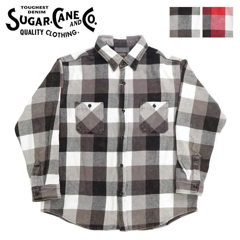 SUGAR CANE シュガーケーン SUGARCANE 長袖 ヘビーフランネル 