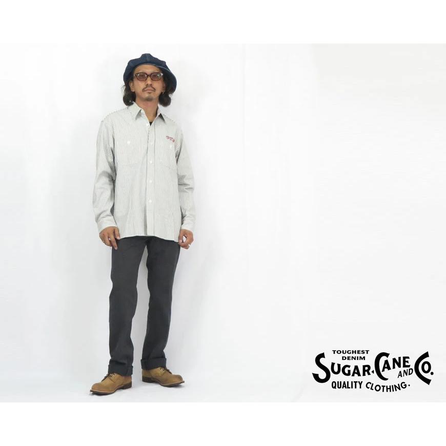 SUGAR CANE シュガーケーン SUGARCANE 長袖 ヒッコリー