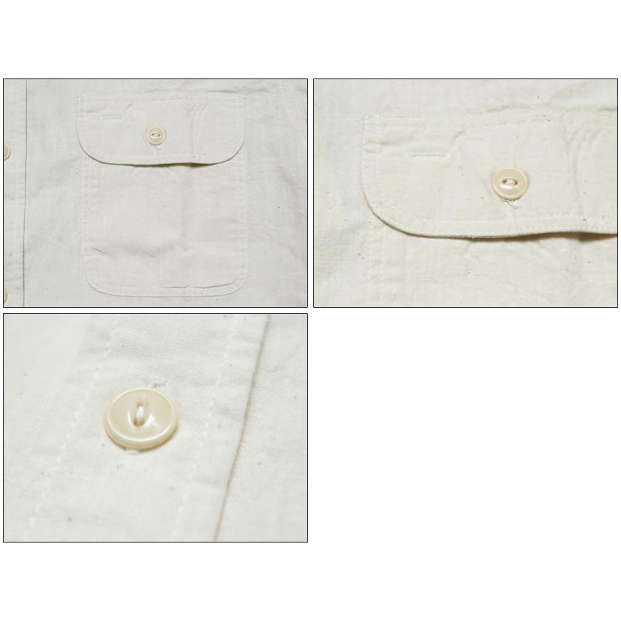 SUGAR CANE シュガーケーン 半袖 ホワイト シャンブレー ワーク シャツ