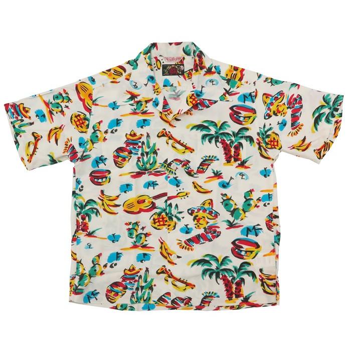 SUN SURF MISTER FREEDOM 半袖 ハワイアン シャツ YUCATAN サンサーフ