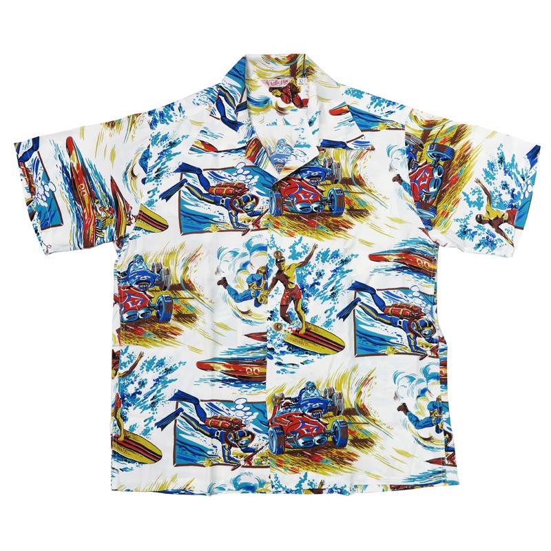 SUN SURF サンサーフ Mister Freedom レーヨン ハワイアンシャツ