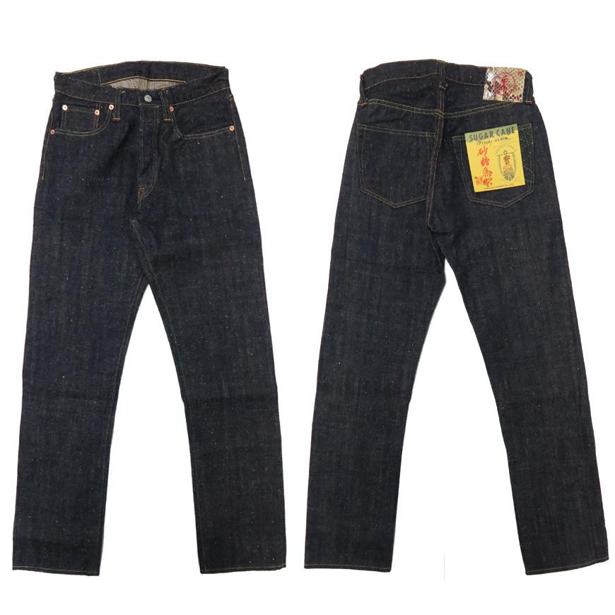 シュガーケーン SUGAR CANE ジーンズ SC40301A 14oz 琉球混藍砂糖黍 左綾デニム  レギュラーストレート ワンウォッシュ ジーパン Ｇパンの画像