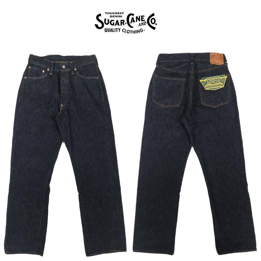 SUGAR CANE シュガーケーン 13ozデニム ワイド ストレート ジーンズ
