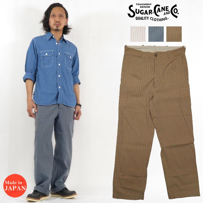 SUGAR CANE ストライプ ペインターパンツ 美品 ブラウン W34L32 SUGAR CANE ストライプ ペインターパンツ 美品 ブラウン W34L32 SUGAR