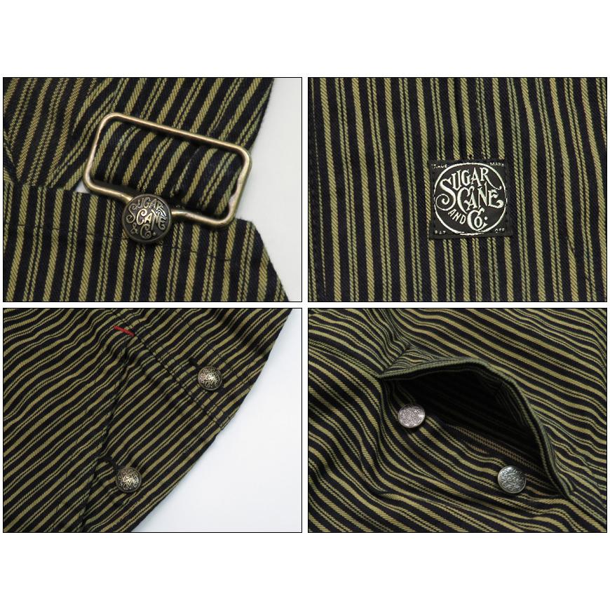 SUGAR CANE シュガーケーン 11oz ブラウンリバティストライプ