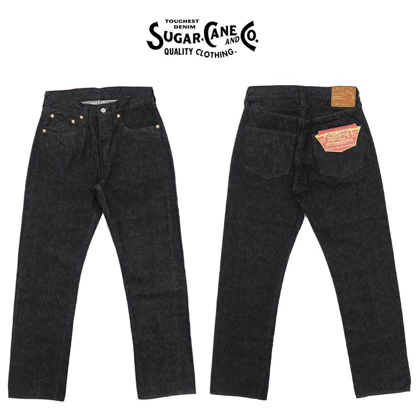 ✨美品✨SUGAR CANE シュガーケーン 460 赤耳 セルビッチ ブラック SUGAR CANE シュガーケーン 14.25oz ブラックデニム スタンダード