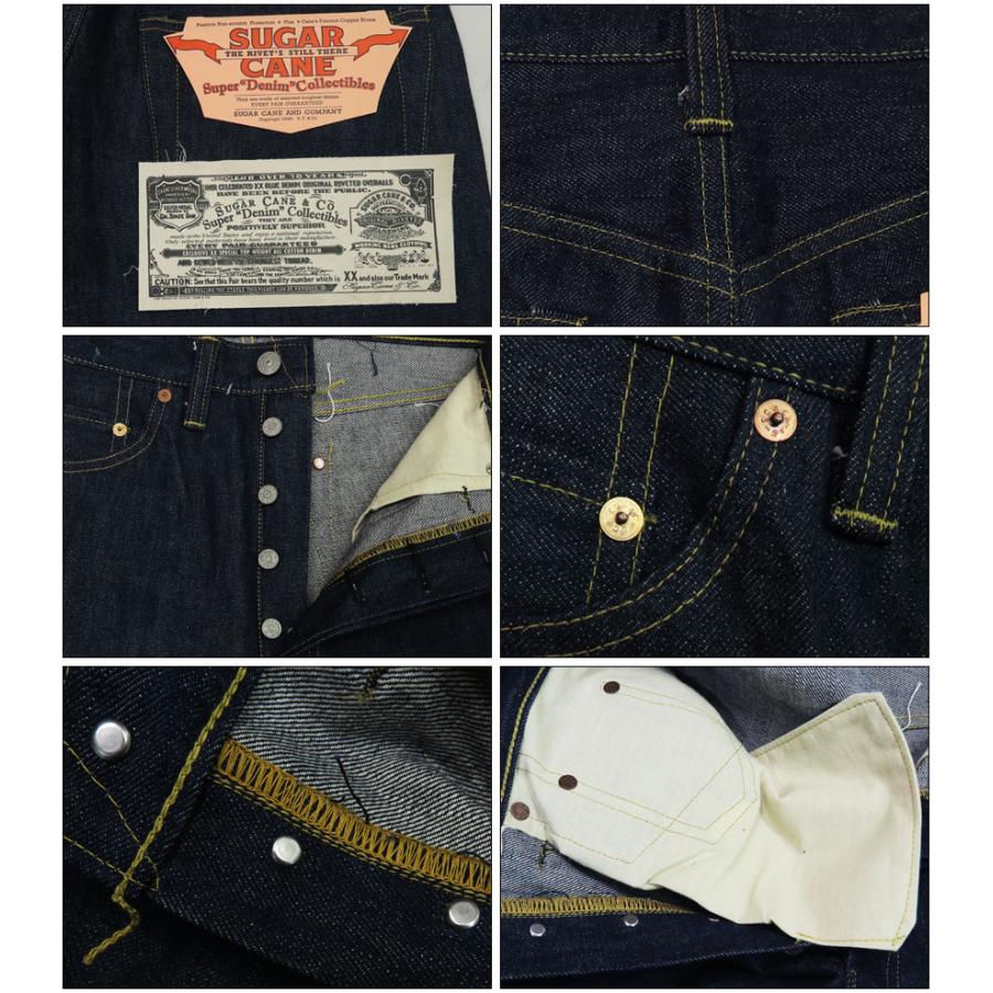 シュガーケーン SUGAR CANE Super Denim Collectibles #07 13.5oz. ジーンズ 1946 MODEL SC49007 2024年春夏新作｜earthmarket1｜03