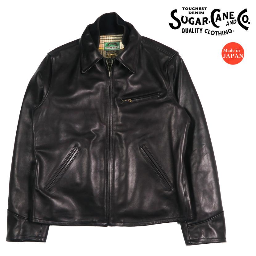 SUGAR CANE シュガーケーン ブラックホースハイド ROUGH-IN レザー