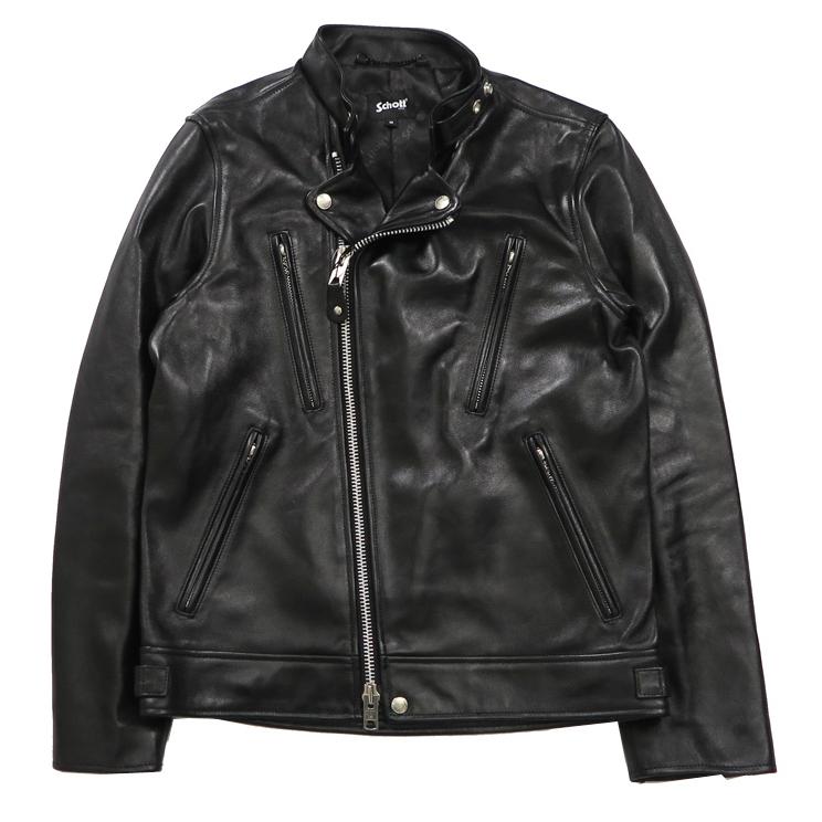 Schott N.Y.C ショット ラムレザー ダブル ブレスト ライダース Schott N.Y.C ショット ラムレザー ダブル ブレスト ライダース