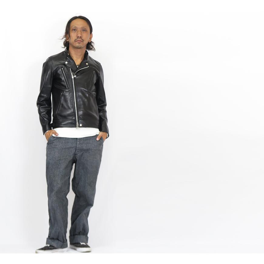 Schott N.Y.C ショット ラムレザー ダブル ブレスト ライダース Schott N.Y.C ショット ラムレザー ダブル ブレスト ライダース