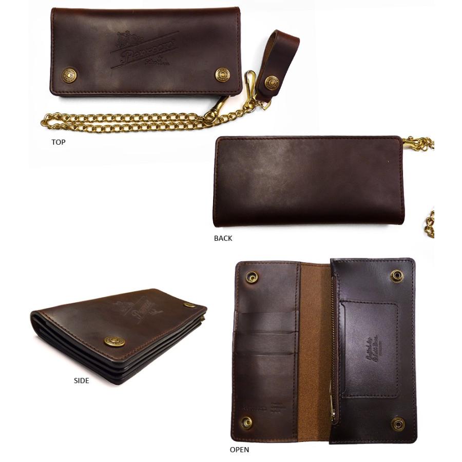 Schott N.Y.C ショット ロングウォレット 長財布 レザー メタル Schott N.Y.C ショット ロングウォレット 長財布 レザー メタル