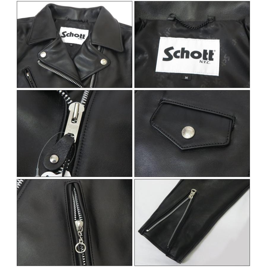 Schott N.Y.C ショット ラムレザー ダブル ライダース Schott N.Y.C ショット ラムレザー ダブル ライダース