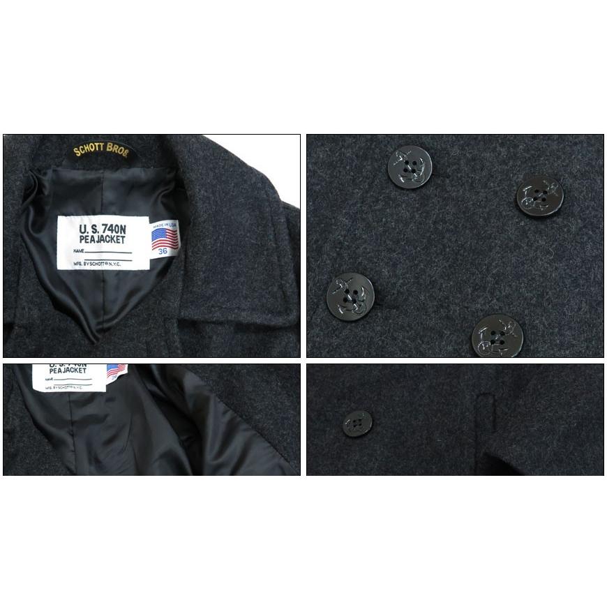 Schott N.Y.C（ショット） Schott ピーコート 24oz 753US ライトウール