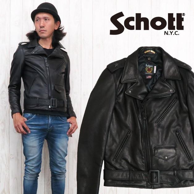 ショット Schott 513US ワンスター ダブルライダースレザージャケット