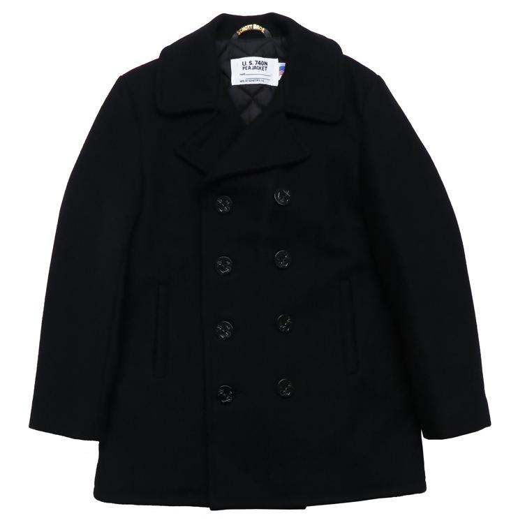 Schott N.Y.C ショット ピーコート 740US 24oz ウールメルトン Schott N.Y.C ショット ピーコート 740US 24oz ウールメルトン