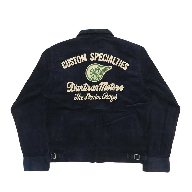 ＊ステュディオダルチザン 4129 ロゴ刺繍 ジャケット 38 セール】ステュディオダルチザン ロゴ刺繍 ジャケット デニム