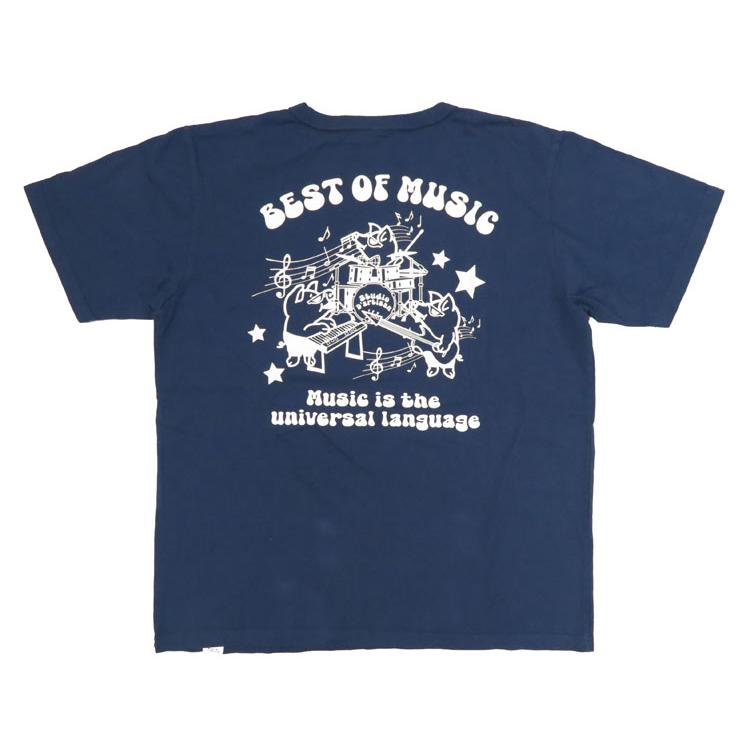 ダルチザン ステュディオ・ダ・ルチザン STUDIO D'ARTISAN 半袖 Tシャツ USボディ プリント「BEST OF MUSIC」8148B【2024年春夏新作】｜earthmarket1｜10