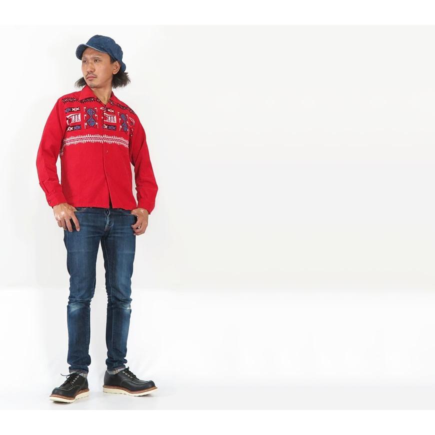 Style Eyes スタイルアイズ 長袖 コーデュロイ オープンカラーシャツ