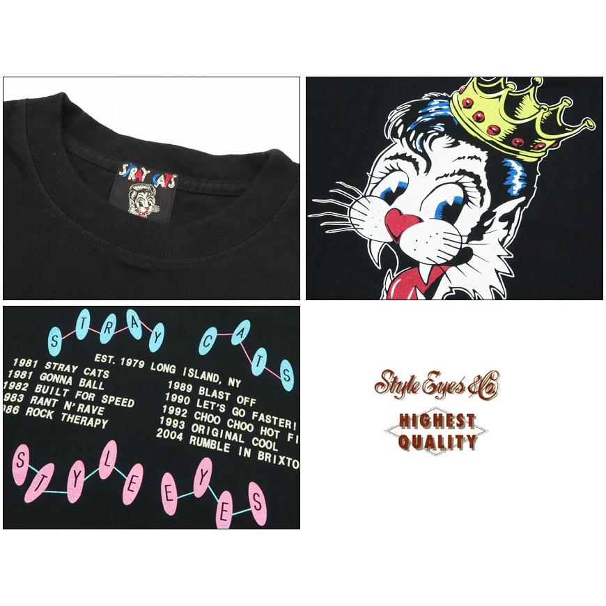 Style Eyes スタイルアイズ STRAY CATS ストレイキャッツ 半袖 ロック