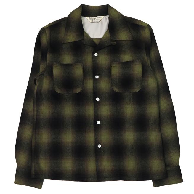 JELADO ジェラード 長袖 ウール オンブレーチェック オープン