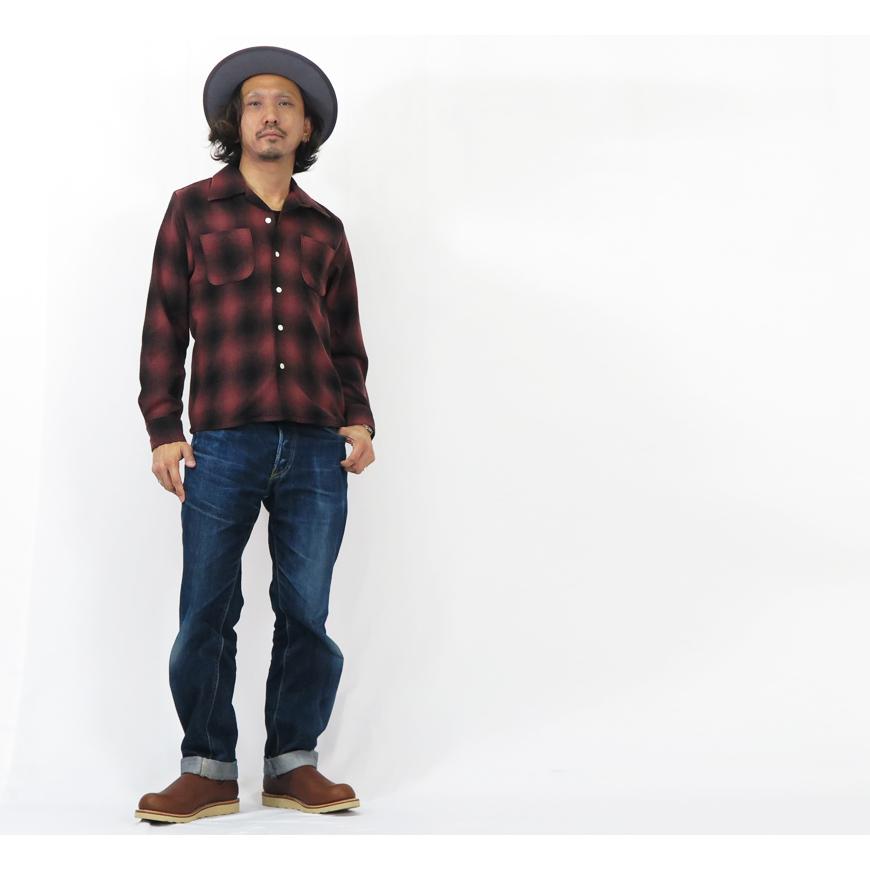 ジェラード　オンブレシャツ　ネルシャツ　ウール ジェラード オンブレシャツ ネルシャツ ウール JELADO