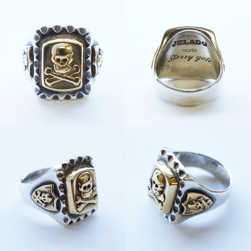 JELADO ジェラード メキシカンリング SMALL SKULL ドクロ小 JELADO ジェラード メキシカンリング SMALL SKULL ドクロ小