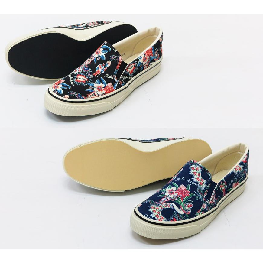 SUN SURF サンサーフ ハワイアン スリッポン シューズ ALOHA QUEEN 