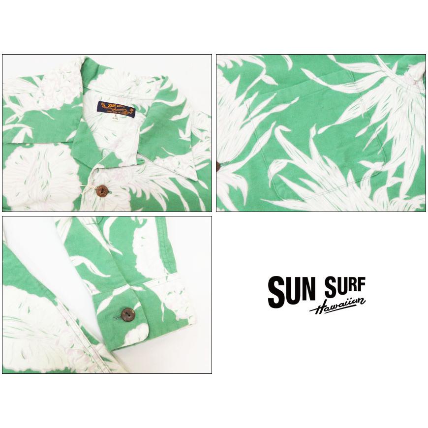 SUN SURF サンサーフ 長袖 パイナップル コットンフランネルシャツ