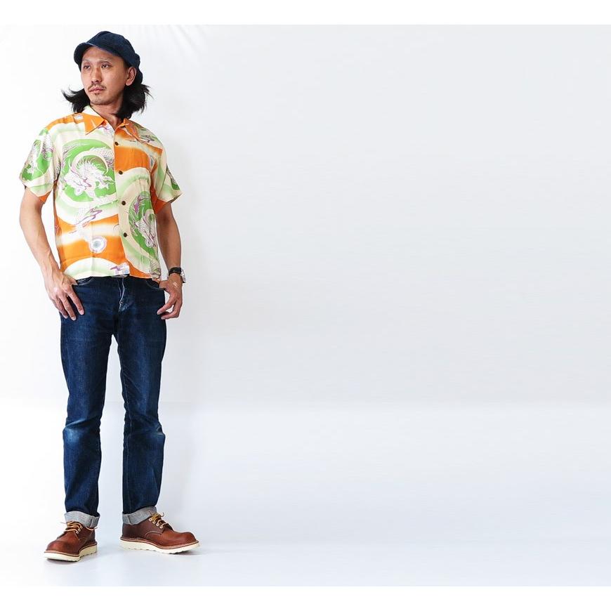 サンサーフ SUN SURF 半袖 アロハシャツ SPECIAL EDITION DRAGON AND FLASH OF LIGHTNING ハワイアンシャツ スペシャルエディション ss37861 