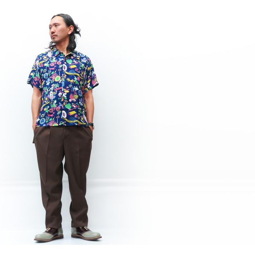 SUN SURF サンサーフ 半袖 レーヨン アロハシャツ ハワイアンシャツ